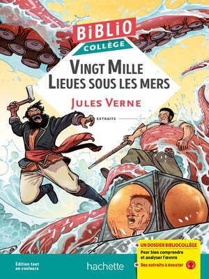 cover image of Vingt mille lieues sous les mers, Verne